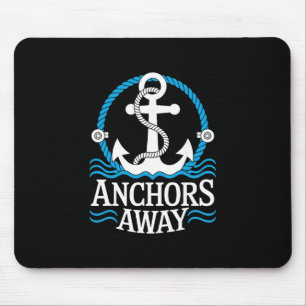 Anker Weg T-Shirt Paar Kreuzfahrt Lustiges Kreuzfa Mousepad