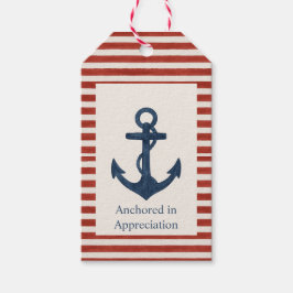 Anker wiegen "Anchored in Appreciation" Geschenkma Geschenkanhänger
