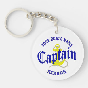 Ankerdesign der Bootsführer Schlüsselanhänger