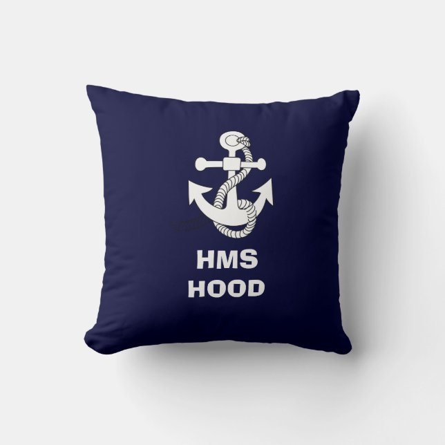 Ankerentwurf, HMS HOOD Kissen (Vorderseite)
