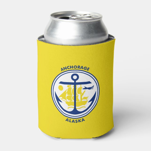 Ankerflagge, Alaska Can Cooler Dosenkühler (Kanne Vorderseite)