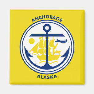 Ankerflagge, Alaska Magnet
