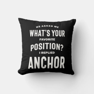 Ankerjob Title T-Shirt Geschenk für Männer Frauen Kissen