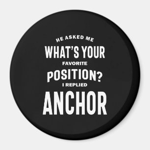Ankerjob Title T-Shirt Geschenk für Männer Frauen Magnet