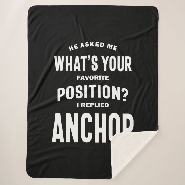 Ankerjob Title T-Shirt Geschenk für Männer Frauen Sherpadecke (Vorderseite)