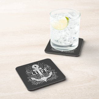 Ankerleben - Nautical Black Drink Untersetzer