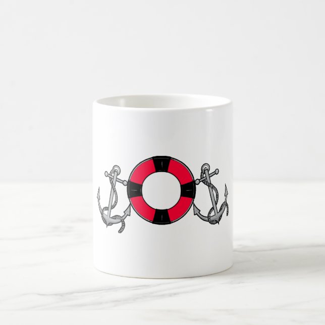 Ankerlebenringrot Kaffeetasse (Mittel)