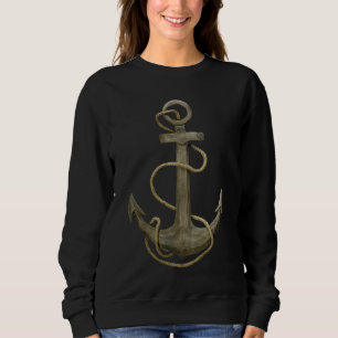 Ankermotiv Seemann Schiffsanker nordisch Sweatshirt