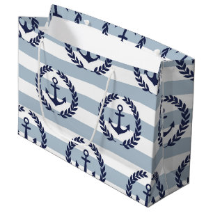 Ankermuster Große Geschenktüte