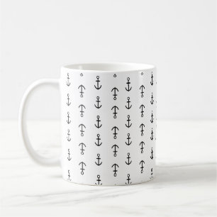 Ankermuster Kaffeetasse