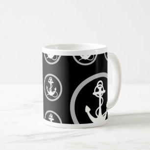 Ankermuster Kaffeetasse
