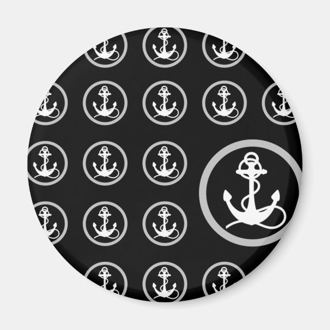 Ankermuster Magnet (Vorne)