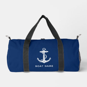 Ankername für Boot in Marineblau individuell anpas Duffle Bag