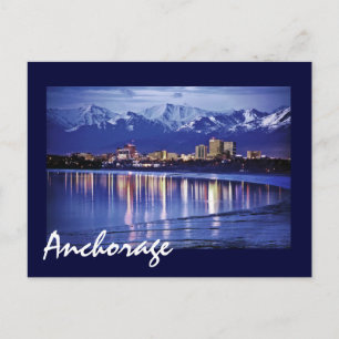 Ankerplatz, Alaska, USA Postkarte