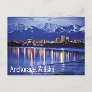 Ankerplatz, Alaska, USA Postkarte