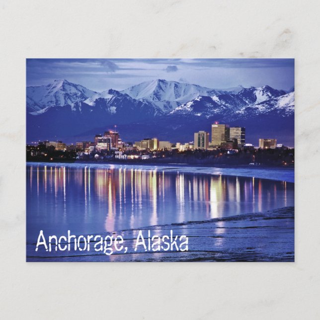 Ankerplatz, Alaska, USA Postkarte (Vorderseite)