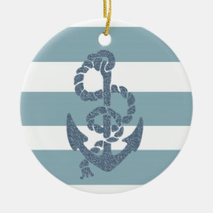 Ankerstift für Nautische Streifen Keramik Ornament