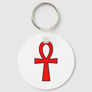 Ankh ägyptisches hieroglyphisches schlüsselanhänger