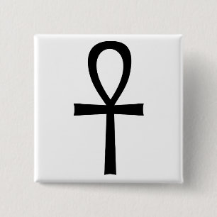 Ankh Ägyptisches Lebenssymbol Button