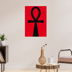 Ankh – Anch – The symbol of life and eternity Poster