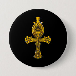 Ankh Auge Horus alten ägyptischen heiligen Symbol Button