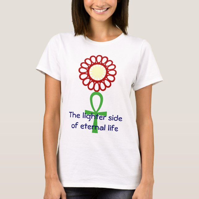 Ankh Blume T-Shirt (Vorderseite)