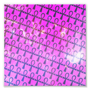 Ankh Pattern Fotodruck