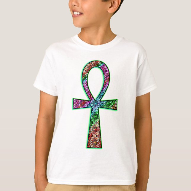 Ankh Psychedelic T-Shirt (Vorderseite)
