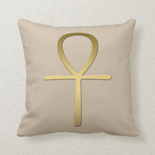 Ankh queres ägyptisches Symbol Kissen