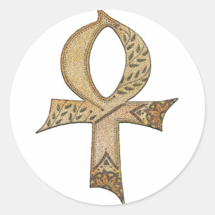 Ankh Runder Aufkleber