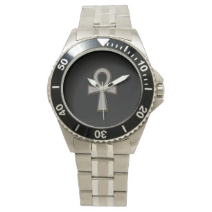 Ankh Schlüssel der Leben-Uhr Armbanduhr