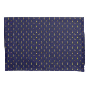 ANKH SYMBOLS LIFE PATTERN LUMBAR CUSHION KISSENBEZUG