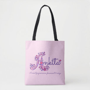Ankita Namen- und Bedeutungsmonogrammtasche Tasche