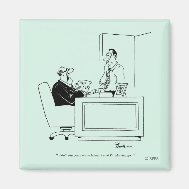 Anklage am Büro Magnet (Vorne)