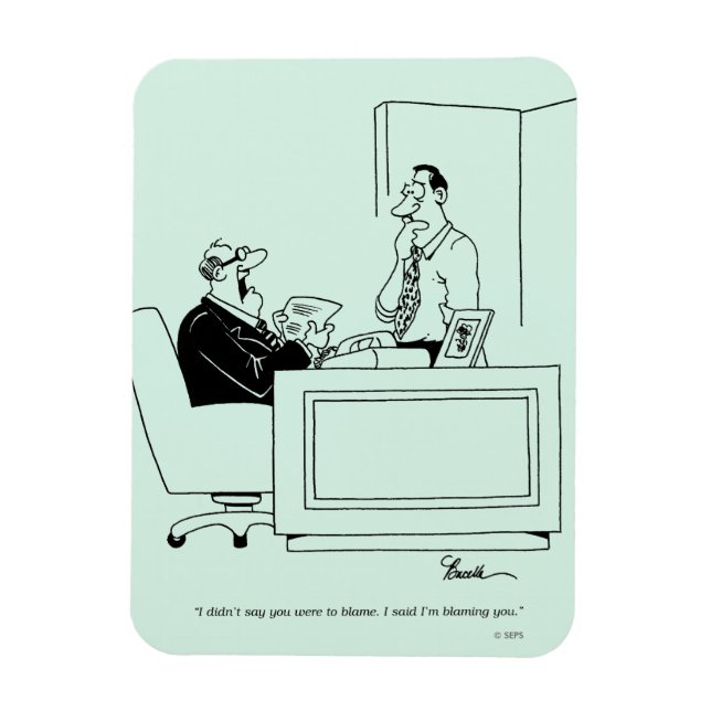 Anklage am Büro Magnet (Vertikal)