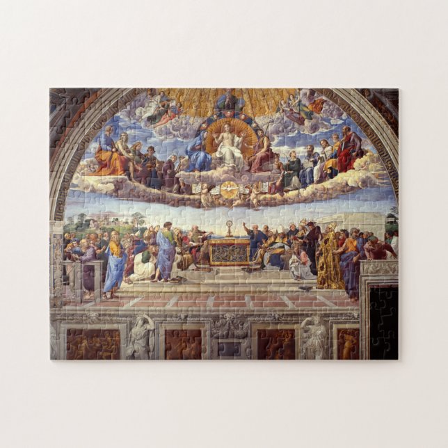 Anklage des Heiligen Sakraments durch Raphael (Horizontal)