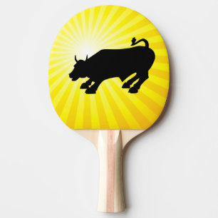 Anklage gegen Black Bull an der Wall Street Tischtennis Schläger