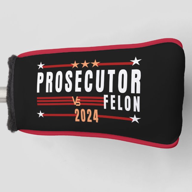 Ankläger Vs Felon 2024 Golf Head Cover Golf Headcover (Vorderseite)