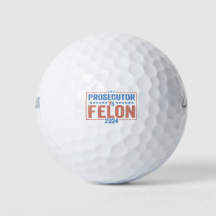 Ankläger Vs Felon - Amerikanische Wahl 2024 Golfball