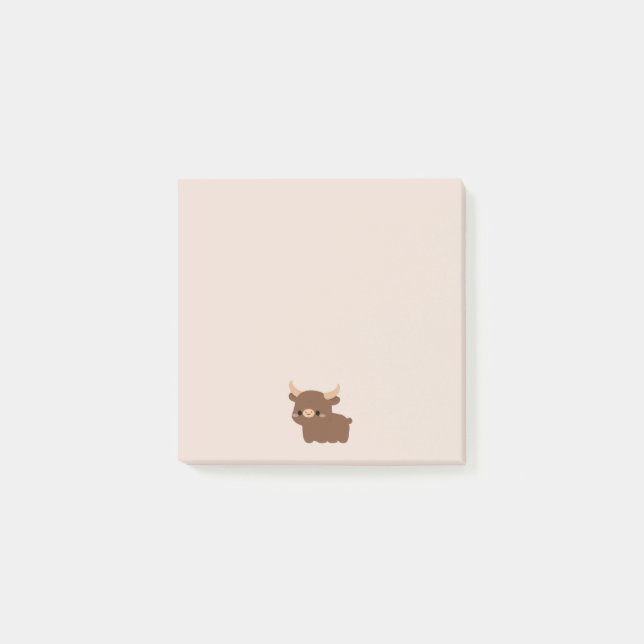 Ankole-Watusi-Kuh Post-it Klebezettel (Vorderseite)