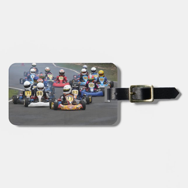 Ankömmlingskadett gehen, kart Rennen karting Gepäckanhänger (Vorderseite horizontal)