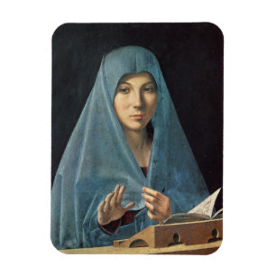 Ankündigung, 1474-75 (Öl auf Tafel) Magnet