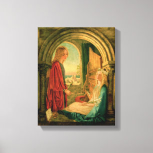 Ankündigung, 1859 leinwanddruck