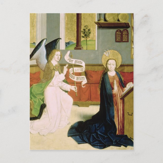 Ankündigung, c.1470-80 postkarte (Vorderseite)