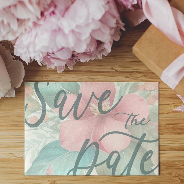 Ankündigung Datum freihalten (Save the Date Announcement Postcard Template)