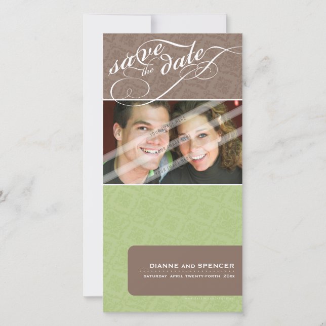 Ankündigung Datum freihalten: extravaganter Text 1 (Vorderseite)