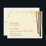 Ankündigung Datum freihalten - Orange -<br><div class="desc">Diese einzigartige und skurrile Forest Trees Hochzeitskollektion von berryberrysweet.com ist die perfekte Wahl, um Ihren magischen Tag zu feiern. Weitere Farben und die passende Auflistung finden Sie unter berryberrysweet.com.</div>