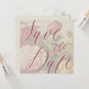 Ankündigung Datum freihalten und Umschlag