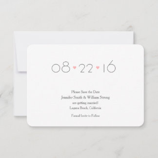 (Ankündigung Datum freihalten von Lover) Save The Date