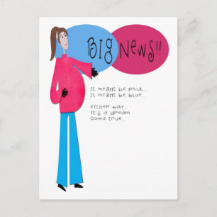 Ankündigung der angesagten Mama-Schwangerschaft